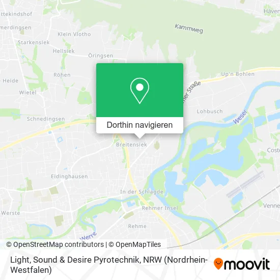 Light, Sound & Desire Pyrotechnik Karte