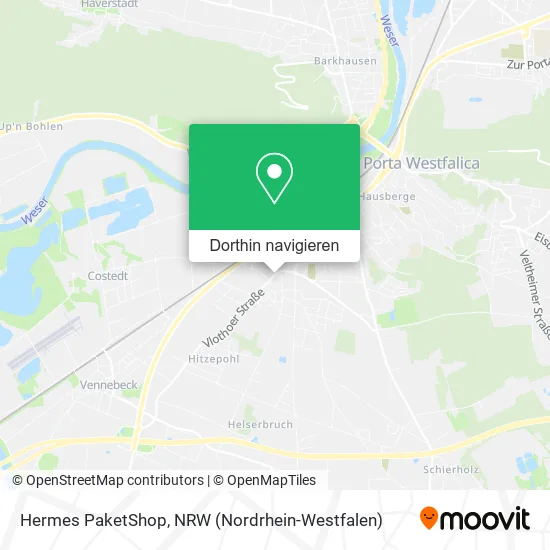 Hermes PaketShop Karte