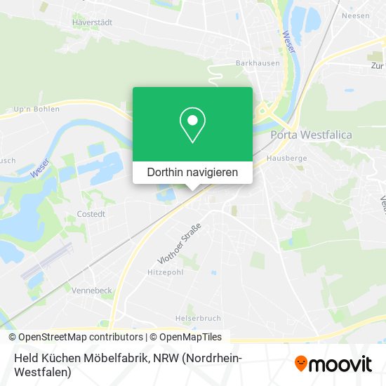 Held Küchen Möbelfabrik Karte