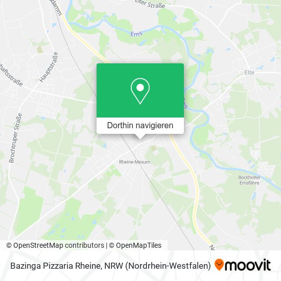 Bazinga Pizzaria Rheine Karte