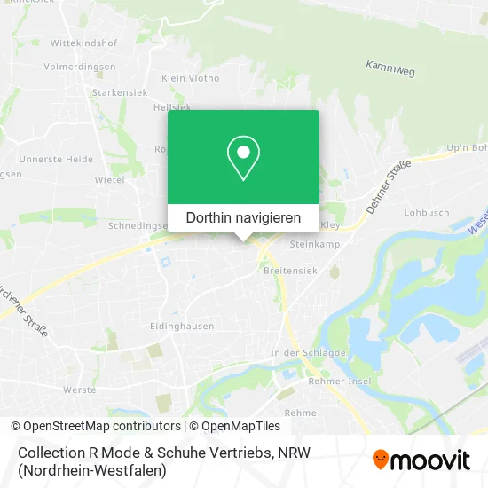 Collection R Mode & Schuhe Vertriebs Karte