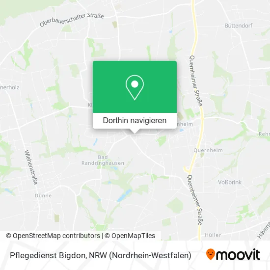 Pflegedienst Bigdon Karte