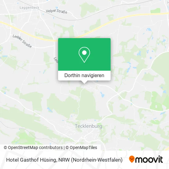 Hotel Gasthof Hüsing Karte