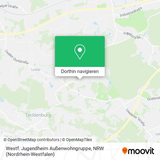 Westf. Jugendheim Außenwohngruppe Karte