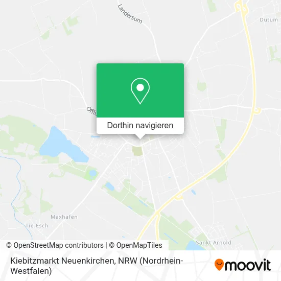 Kiebitzmarkt Neuenkirchen Karte