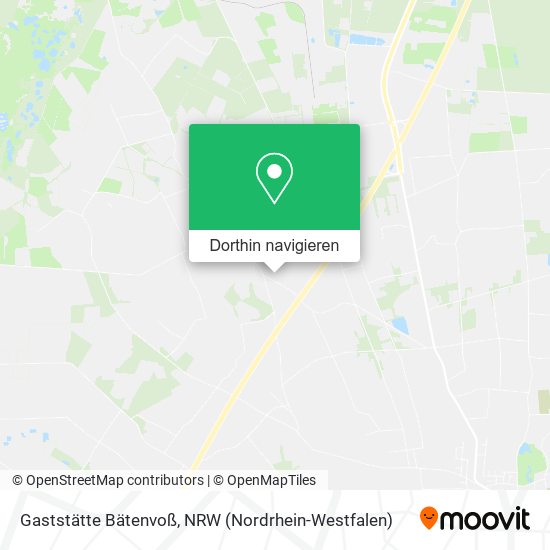 Gaststätte Bätenvoß Karte