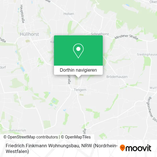 Friedrich Finkmann Wohnungsbau Karte