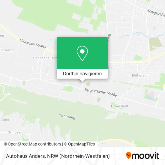 Autohaus Anders Karte