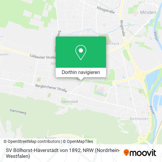 SV Bölhorst-Häverstädt von 1892 Karte