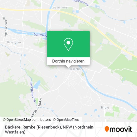 Bäckerei Remke (Riesenbeck) Karte