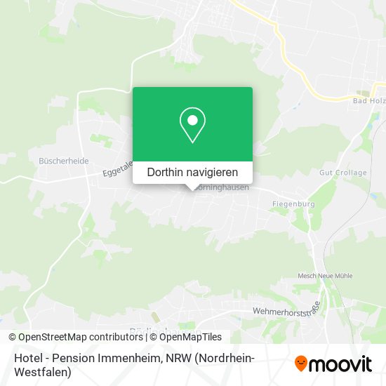 Hotel - Pension Immenheim Karte