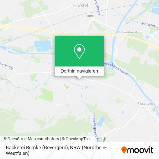 Bäckerei Remke (Bevergern) Karte