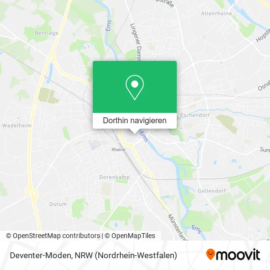 Deventer-Moden Karte