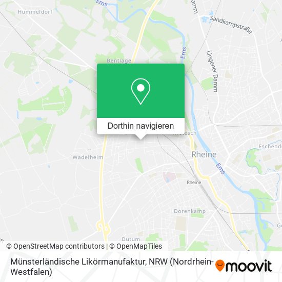Münsterländische Likörmanufaktur Karte