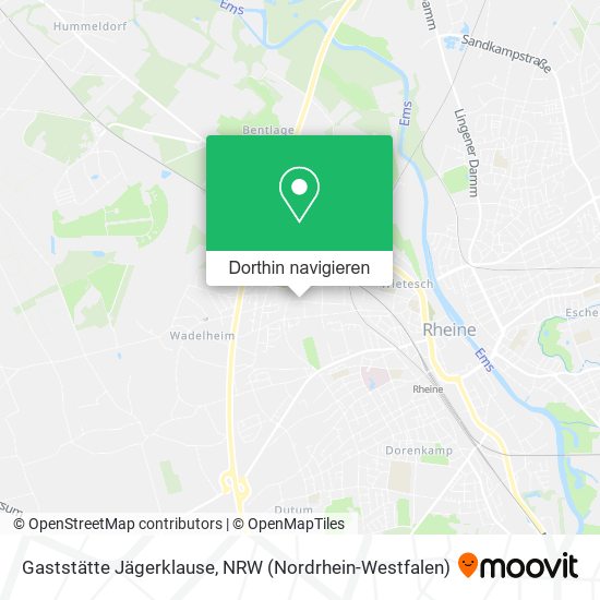 Gaststätte Jägerklause Karte