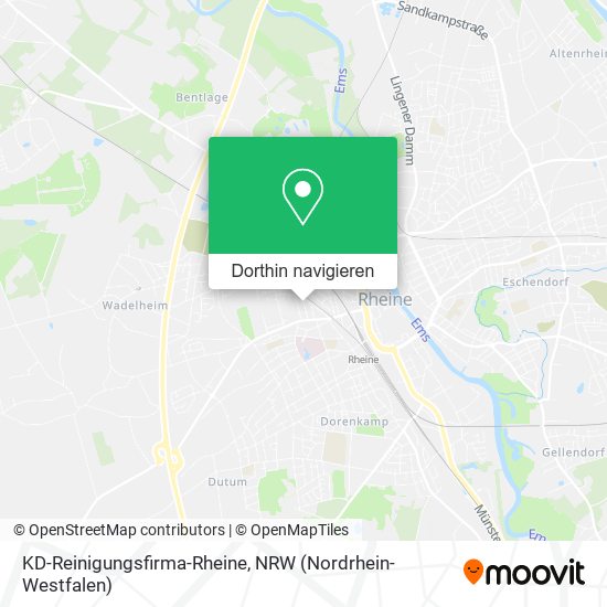 KD-Reinigungsfirma-Rheine Karte