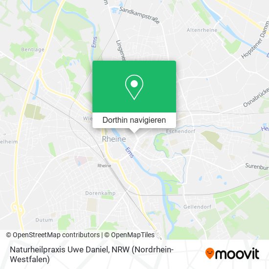 Naturheilpraxis Uwe Daniel Karte