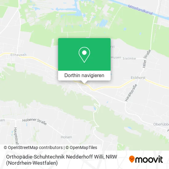 Orthopädie-Schuhtechnik Nedderhoff Willi Karte