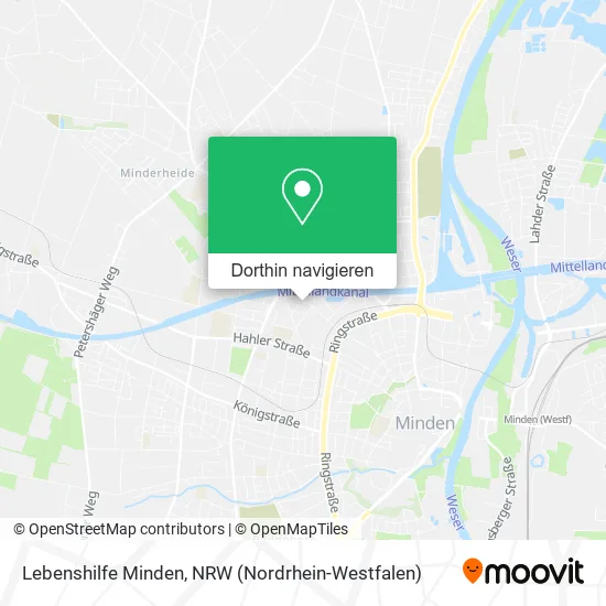 Lebenshilfe Minden Karte