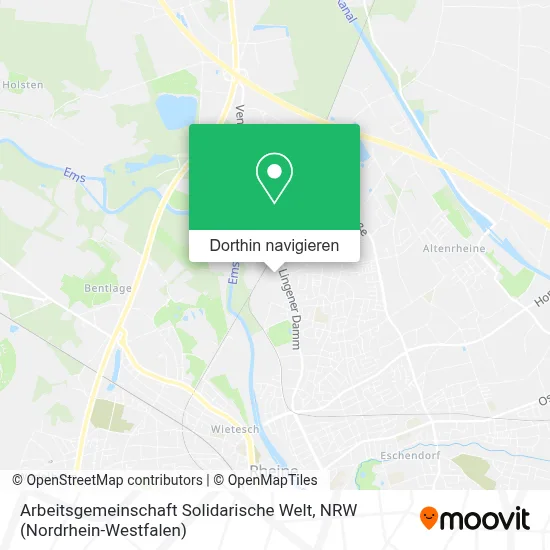 Arbeitsgemeinschaft Solidarische Welt Karte