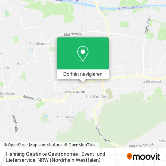 Hanning Getränke Gastronomie-, Event- und Lieferservice Karte