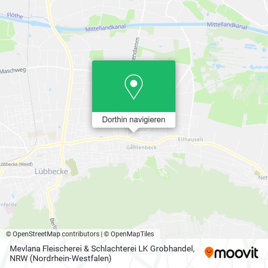 Mevlana Fleischerei & Schlachterei LK Grobhandel Karte