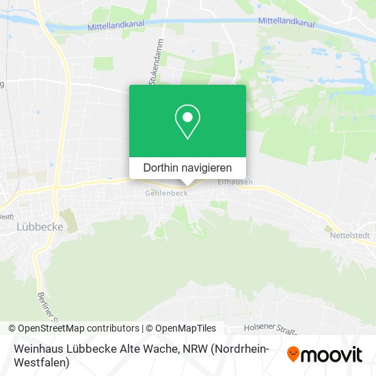 Weinhaus Lübbecke Alte Wache Karte