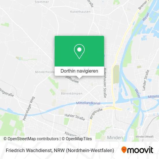 Friedrich Wachdienst Karte