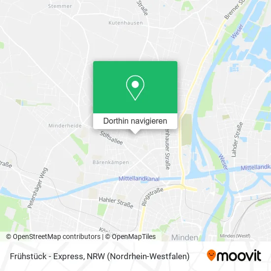 Frühstück - Express Karte