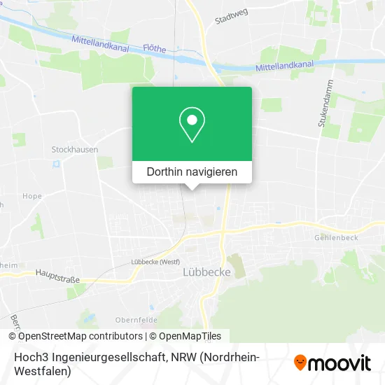 Hoch3 Ingenieurgesellschaft Karte