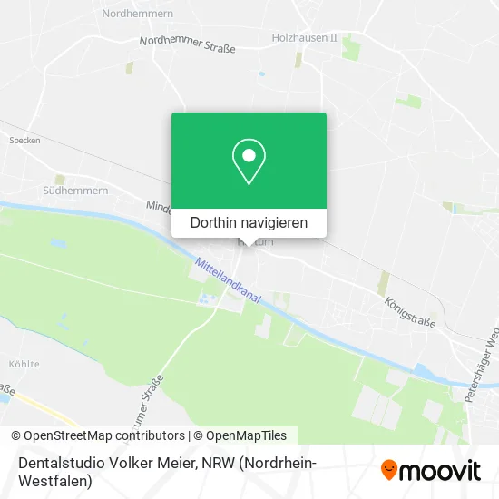 Dentalstudio Volker Meier Karte