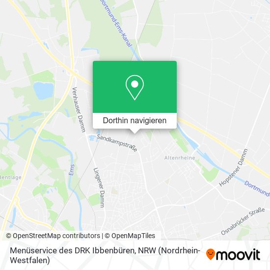 Menüservice des DRK Ibbenbüren Karte