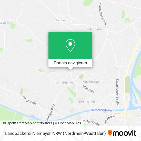 Landbäckerei Niemeyer Karte