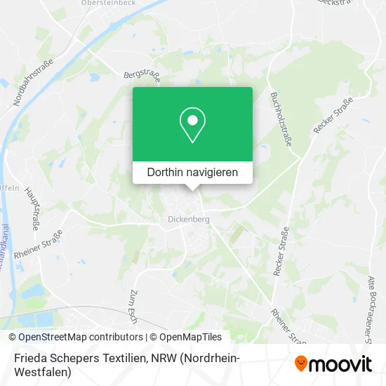 Frieda Schepers Textilien Karte