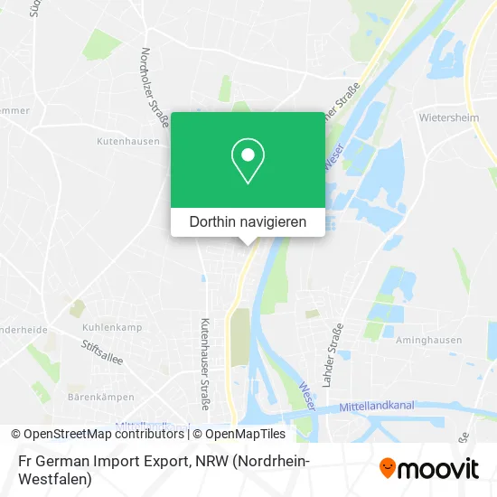 Fr German Import Export Karte