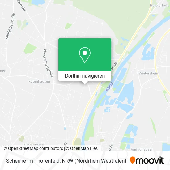 Scheune im Thorenfeld Karte