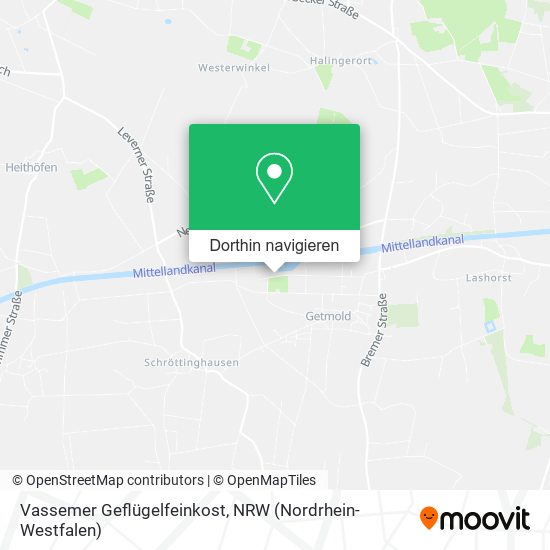 Vassemer Geflügelfeinkost Karte