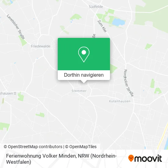 Ferienwohnung Volker Minden Karte