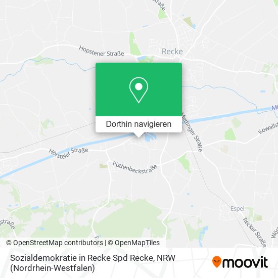 Sozialdemokratie in Recke Spd Recke Karte