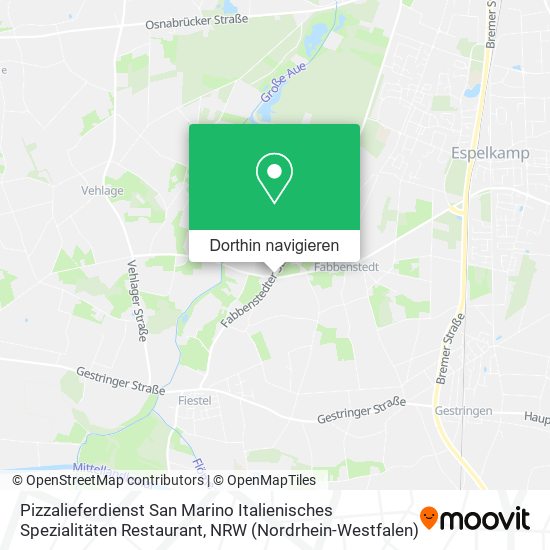 Pizzalieferdienst San Marino Italienisches Spezialitäten Restaurant Karte