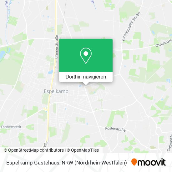Espelkamp Gästehaus Karte