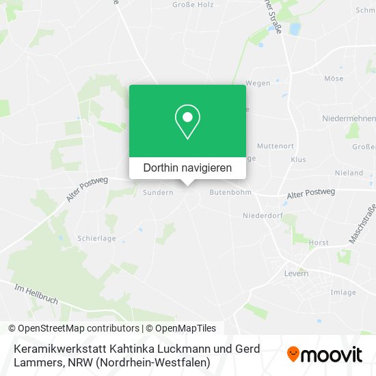 Keramikwerkstatt Kahtinka Luckmann und Gerd Lammers Karte