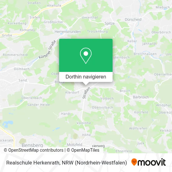 Realschule Herkenrath Karte