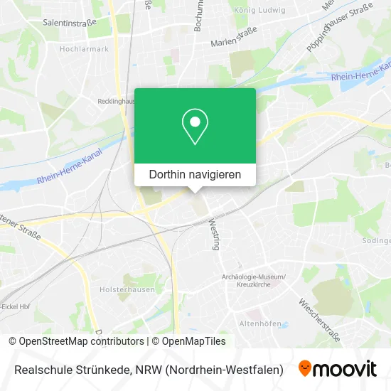 Realschule Strünkede Karte