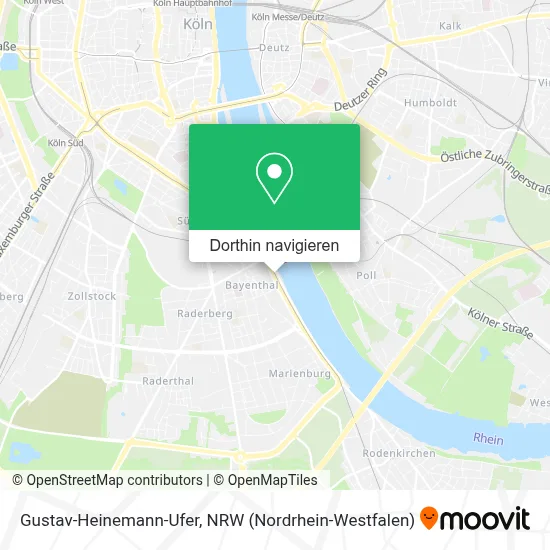 Gustav-Heinemann-Ufer Karte