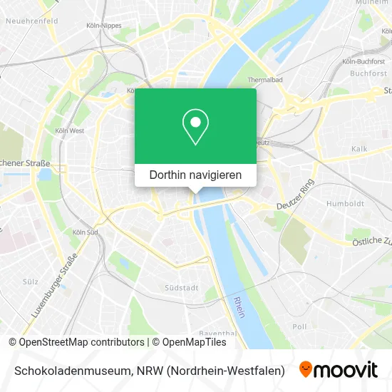 Schokoladenmuseum Karte