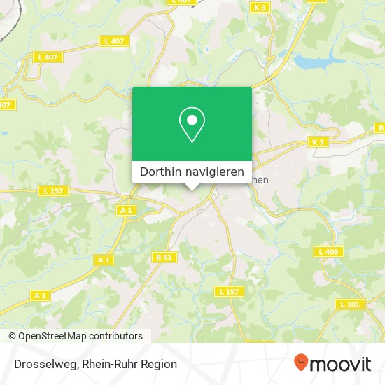 Drosselweg Karte