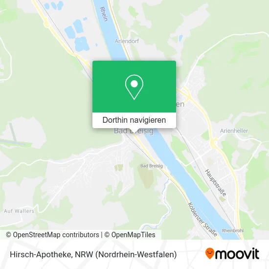 Hirsch-Apotheke Karte