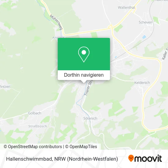 Hallenschwimmbad Karte