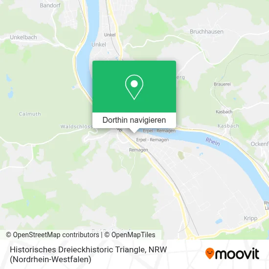 Historisches Dreieckhistoric Triangle Karte